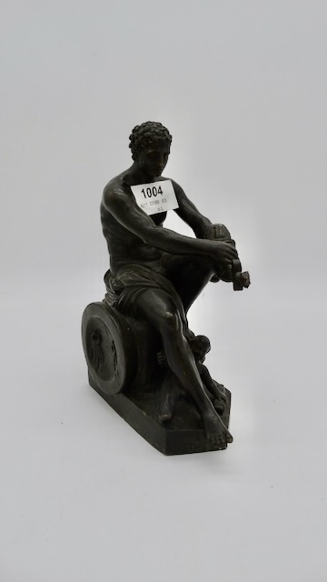 1 figurka metalowa