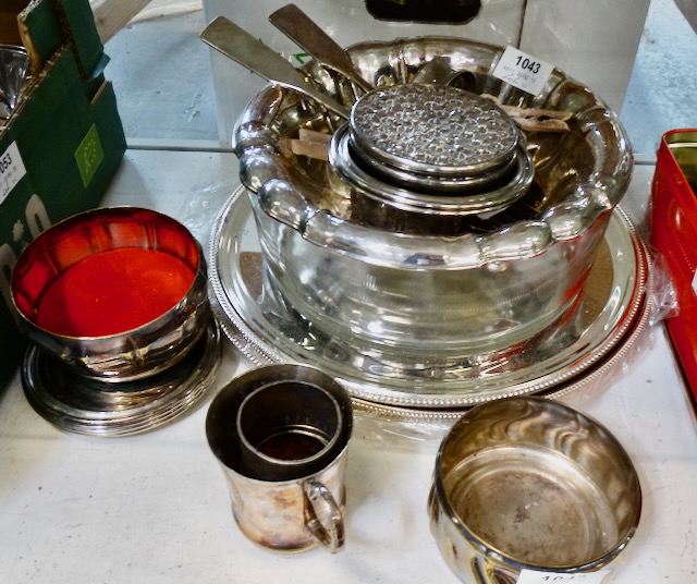 1 lot of silver-plated items
