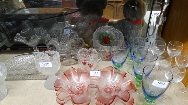 1 lot de pièces en verre