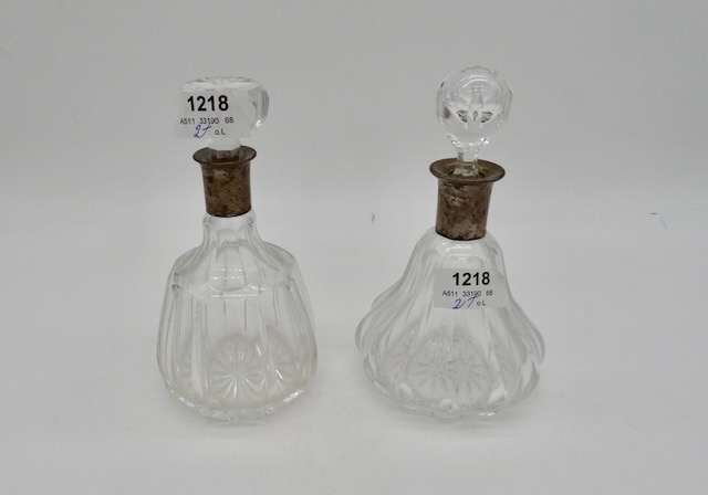 2 carafes avec monture