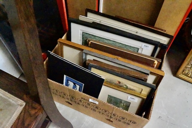 1 carton de gravures + eaux-fortes