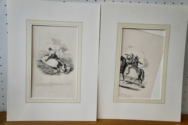 1 лот английских юмористических иллюстрационных листов