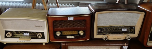 3 alte Radios