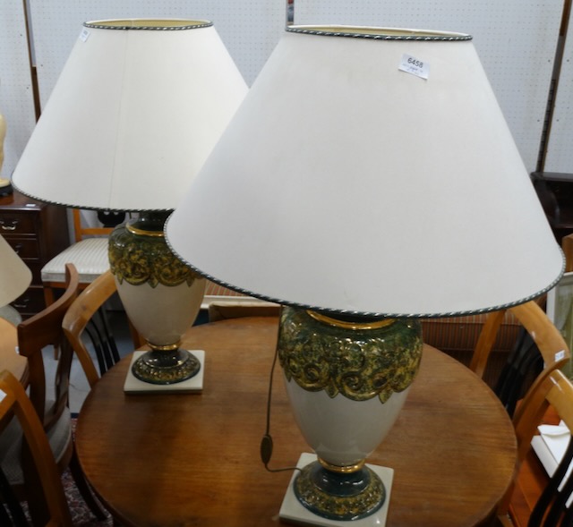 2 lampy stołowe